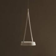 LED hanglamp op accu Mahina, wit, Ø 17 cm, metaal, CCT