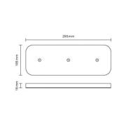 Oplaadstation voor accu-tafellamp Facetta / Veluna, 3 plaatsen