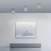 PURE LED badkamer plafondlamp Point, wit, Ø 6 cm, metaal, IP44