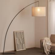 Vloerlamp Moby Nature met textiel kap