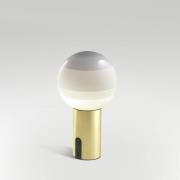 MARSET Accu-tafellamp Dipping Light, dimbaar wit/messing