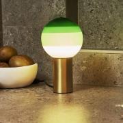 MARSET tafellamp Dipping Light M, groen/messing