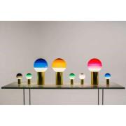 MARSET Accu-tafellamp Dipping Light, groen/messing