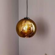 Hanglamp Polaris, spiegelend glas, goud