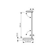 LED bureaulamp MAULstudy, zwart, staal, 49 cm, E27