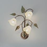 Wandlamp Miranda 3-lamps, brons
