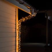 LED lichtketting buiten 200-lamps zwart/barnsteen