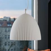 OSRAM hanglamp Decor Plaster Routes Bell, wit, gips, E27