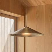 Audo LED hanglamp Chancery, Ø 75 cm, aluminiumkleurig