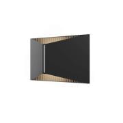 LOOM DESIGN LED buiten wandlamp X, zwart, IP65, aluminium