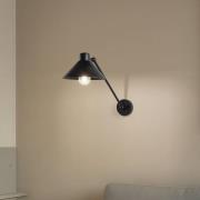 Wandlamp Alan, bewegelijk, zwart, 1-lamp