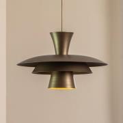 Hanglamp Plato, titaniumkleurig, metaal, Ø 38 cm, E27