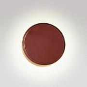 MARSET LED wandlamp Caramel, bruin, Ø 22 cm, TRIAC, glas