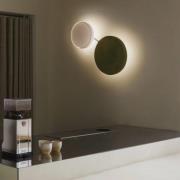 MARSET LED wandlamp Caramel, opaal, Ø 28 cm, TRIAC, glas