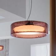 MARSET LED hanglamp Ringo, Ø 70 cm, rosé, TRIAC kunststof