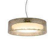 MARSET LED hanglamp Ringo, Ø 90 cm, rookgrijs, kunststof