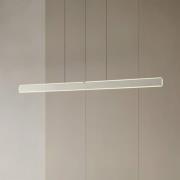 Lucande LED hanglamp Arvon, aluminiumkleurig, 117 cm, dimbaar, CCT