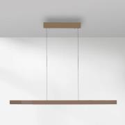 Paul Neuhaus LED hanglamp Adriana Square, brons, up/down