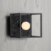 Buster + Punch wandlamp Caged Wall small, marmer zwart