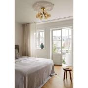 Nuura plafondlamp Apiales 6, Ø 50 cm, messing-/goudkleurig