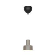Hanglamp Matis, lichtbruin, Ø 13 cm, metaal