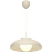 Hanglamp Latif, beige, Ø 40 cm, messing