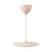 LED hanglamp Artist, Ø 40 cm, stofroze, metaal