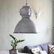 Mexlite Densi hanglamp, grijs, Ø 47 cm, metaal