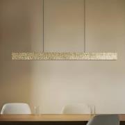 Lucande LED hanglamp Nivara, 117 cm, goud, metaal