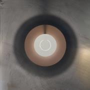 Knikerboker LED wandlamp DoppioZero, roze/wit, Ø 30 cm