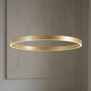 Lucande LED hanglamp Yonam, Ø 80 cm, 1-lamp, goud, CCT