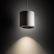 Hanglamp Point Duo, wit, staal, Ø 13 cm, GU10