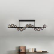 Schöner Wohnen Plafondlamp Dubai, rookglas, 13-lichts, G9