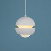 SCHÖNER WOHNEN LED hanglamp Lini, wit, 1-lamp, 3.000 K