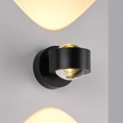 Schöner Wohnen LED wandlamp Chia, zwart, 3.000 K, up/down