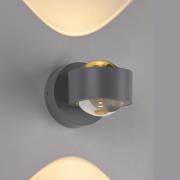 Schöner Wohnen LED wandlamp Chia, zilver, 3.000 K, up/down