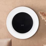 LED tafellamp Solan, zwart/wit, zonne-energie, IP54