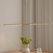 UMAGE LED hanglamp Omni, messingkleurig Lengte 107 cm 2-lamps.