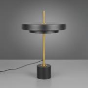 LED tafellamp Keaton, zwart/goudkleurig, hoogte 45 cm, CCT