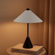 Lindby tafellamp Norvik, hoogte 35 cm, zwart/grijs, metaal