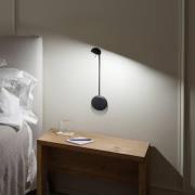 Vibia Pin 1680 LED wandlamp, 39 cm, zwart