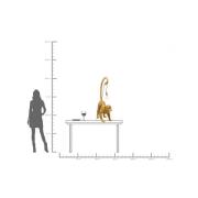 KARE vloerlamp Monkey Dance, goudkleurig, 120 cm, E27