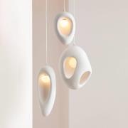 KARE hanglamp Soul Dining, wit, gips, 53 cm, G9