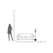 KARE vloerlamp Sugar, veelkleurig, glas, 150 cm, G9