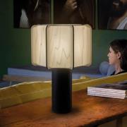 LZF tafellamp Kactos, ivoorkleurig/zwart, hoogte 52 cm