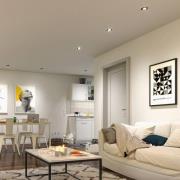 Paulmann LED inbouwlamp, wit Ø 8 cm 4,8 W aan/uit set van 10