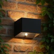 LED wandlamp Magnetics, zwart, USB, bewegingsmelder