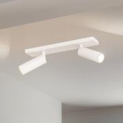 Arcchio plafondspot Brinja Slim, wit, 2-lamps, GU10 MR11