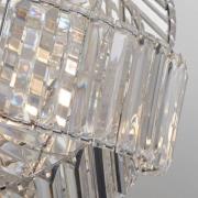 Hanglamp Eldoria, transparant, acryl, Ø 41 cm, E27