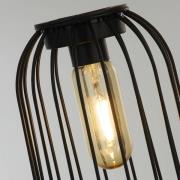 Solar LED terraslamp Tahoa, 35 cm, grijs, rotan, IP44